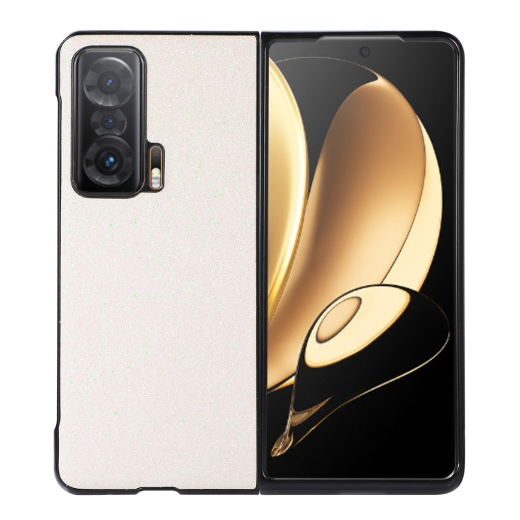 For Honor Magic V Glitter PU Leather Phone Case(White Glitter) - Honor Cases by PMC TechLife | Online Shopping South Africa | PMC TechLife