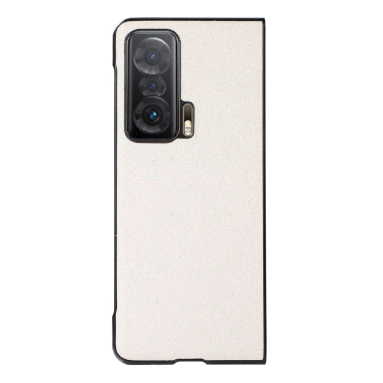 For Honor Magic V Glitter PU Leather Phone Case(White Glitter) - Honor Cases by PMC TechLife | Online Shopping South Africa | PMC TechLife