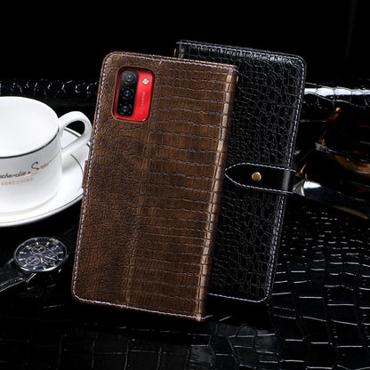 For Ulefone Note 12P idewei Crocodile Texture Horizontal Flip Phone Leather Phone Case(Dark Blue) - Ulefone Cases by idewei | Online Shopping South Africa | PMC Jewellery | Buy Now Pay Later Mobicred