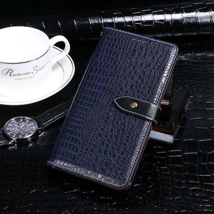 For Ulefone Note 13P idewei Crocodile Texture Horizontal Flip Phone Leather Phone Case(Dark Blue) - free shipping - PMC Jewellery - Order now!