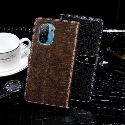 For Ulefone Note 13P idewei Crocodile Texture Horizontal Flip Phone Leather Phone Case(Dark Blue) - Ulefone Cases by idewei | Online Shopping South Africa | PMC Jewellery | Buy Now Pay Later Mobicred