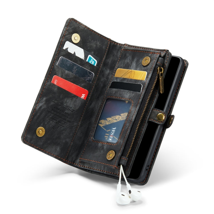 For Samsung Galaxy A53 5G CaseMe-008 Detachable Multifunctional Horizontal Flip Leather Case(Black) - free shipping - PMC Jewellery - Order now!