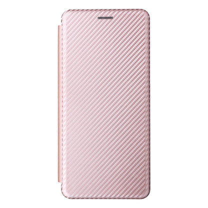 For Ulefone Note 12P Carbon Fiber Texture Horizontal Flip PU Phone Case(Pink) - Ulefone Cases by PMC Jewellery | Online Shopping South Africa | PMC Jewellery | Buy Now Pay Later Mobicred