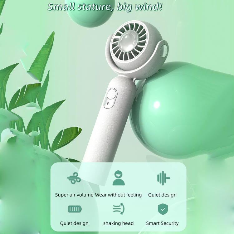 F10 USB Hanging Neck Electric Fan(Green) - Electric Fans by PMC TechLife | Online Shopping South Africa | PMC TechLife | Buy Now Pay Later Mobicred