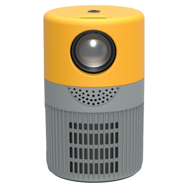 T400 100 inch Screen 3000 Lumens LED Mini Projector, Plug Type:US Plug(Grey Yellow) - Mini Projector by PMC TechLife | Online Shopping South Africa | PMC TechLife | Buy Now Pay Later Mobicred