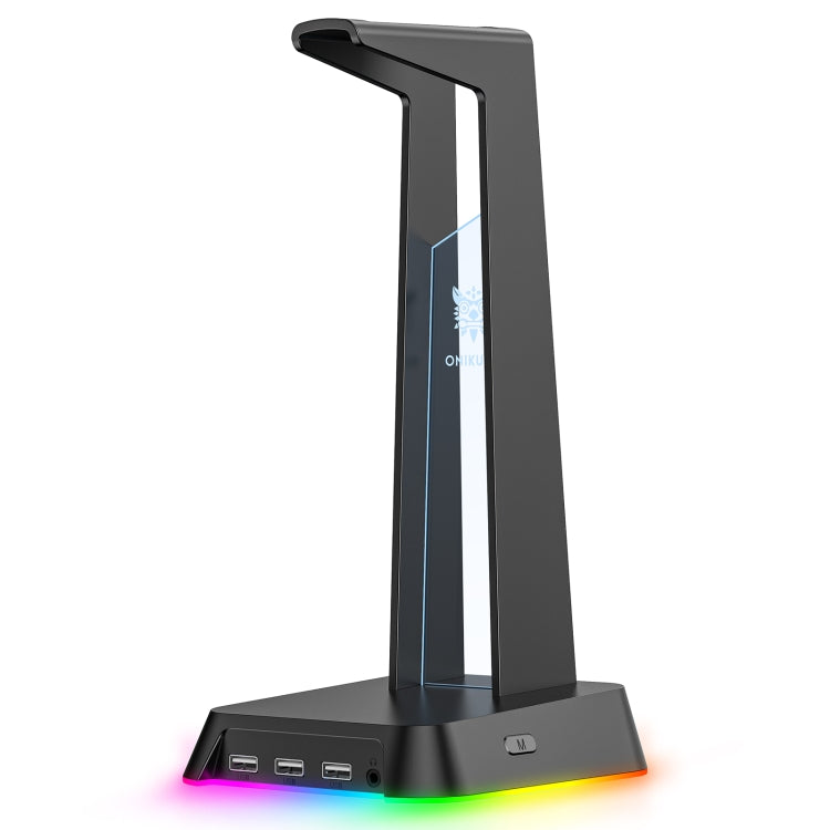 ONIKUMA ST-2 RGB Lighting Headset Holder Stand(Black) - free shipping - PMC Jewellery - Order now!