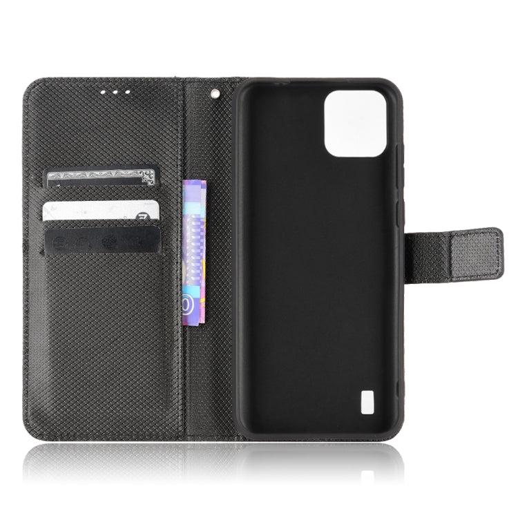 For Blackview A55 Diamond Texture Leather Phone Case(Black) - More Brand by PMC TechLife | Online Shopping South Africa | PMC TechLife | Buy Now Pay Later Mobicred