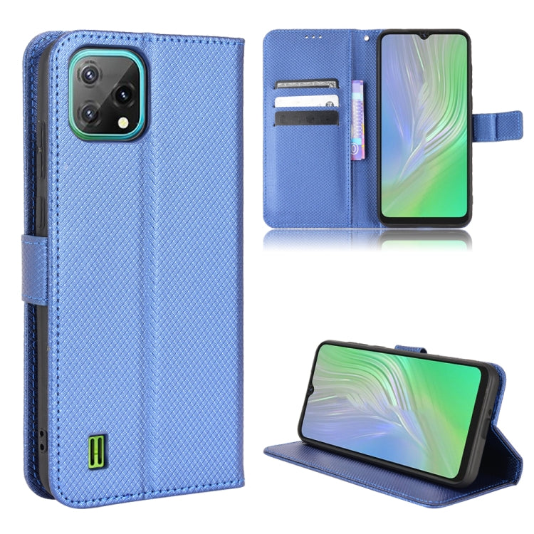 For Blackview A55 Diamond Texture Leather Phone Case(Blue) - More Brand by PMC TechLife | Online Shopping South Africa | PMC TechLife | Buy Now Pay Later Mobicred