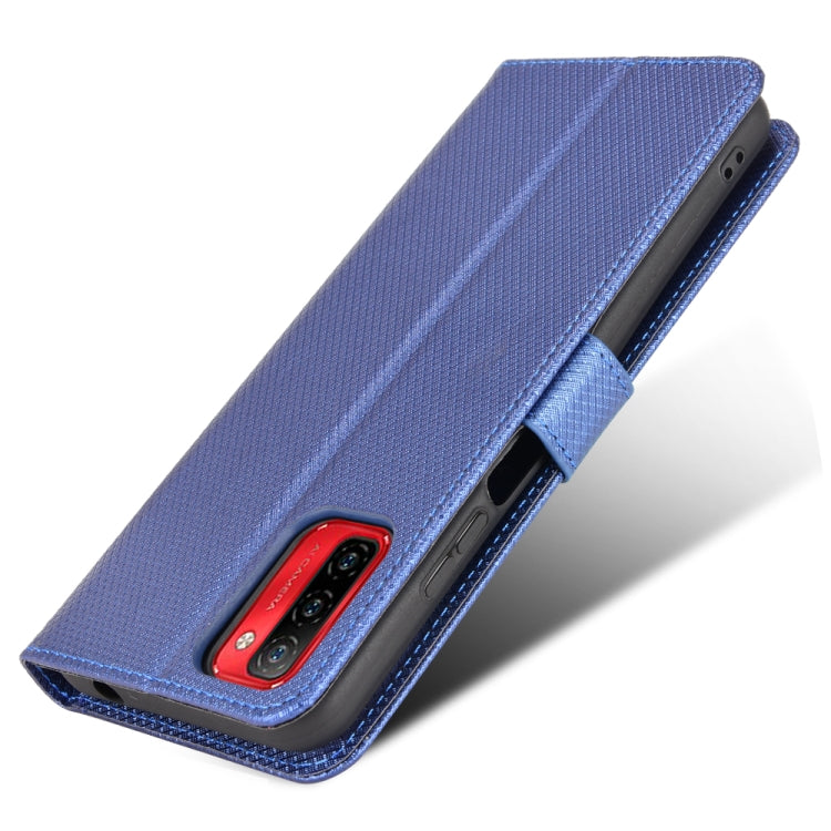 For Ulefone Note 12P Diamond Texture Leather Phone Case(Blue) - Ulefone Cases by PMC Jewellery | Online Shopping South Africa | PMC Jewellery | Buy Now Pay Later Mobicred
