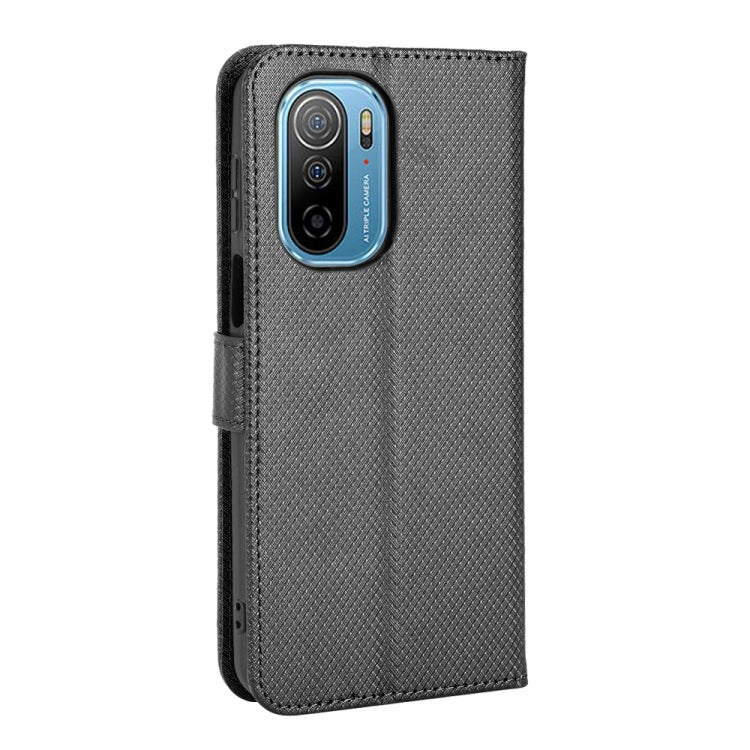 For Ulefone Note 13P Diamond Texture Leather Phone Case(Black) - Ulefone Cases by PMC Jewellery | Online Shopping South Africa | PMC Jewellery | Buy Now Pay Later Mobicred