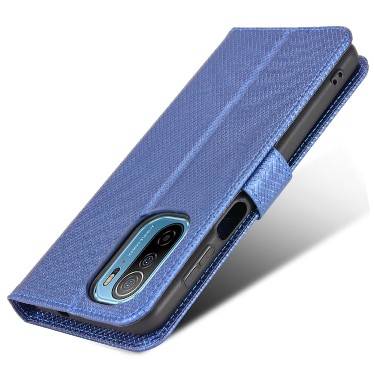 For Ulefone Note 13P Diamond Texture Leather Phone Case(Blue) - free shipping - PMC Jewellery - Order now!