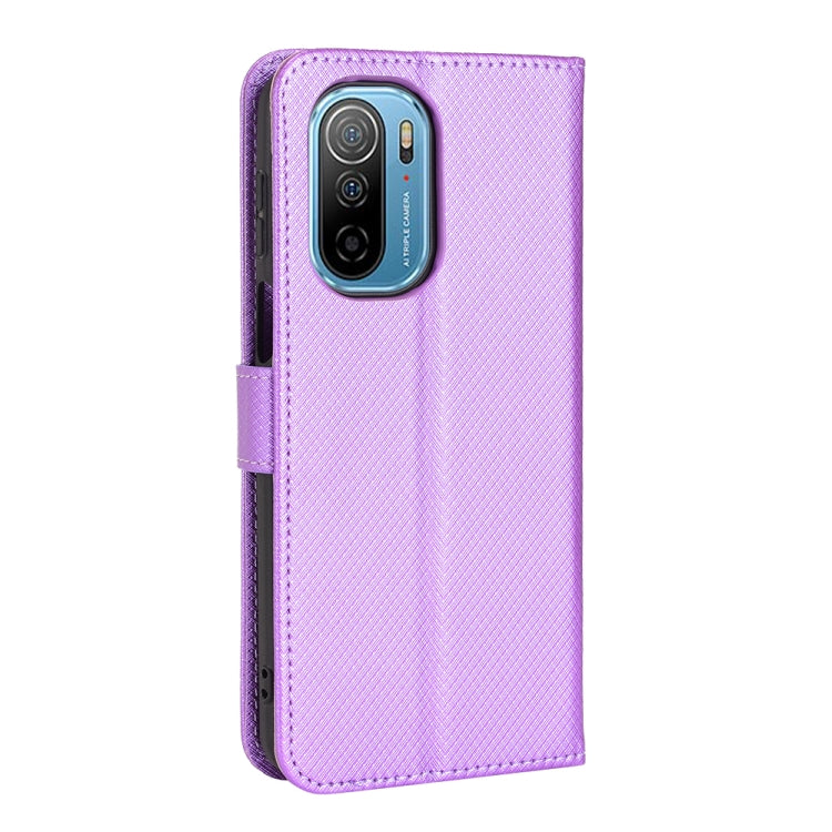 For Ulefone Note 13P Diamond Texture Leather Phone Case(Purple) - Ulefone Cases by PMC Jewellery | Online Shopping South Africa | PMC Jewellery | Buy Now Pay Later Mobicred