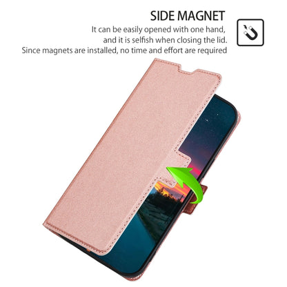 For Huawei P9 Ultra-thin Voltage Side Buckle PU + TPU Leather Phone Case(Rose Gold) - Huawei Cases by PMC Jewellery | Online Shopping South Africa | PMC Jewellery