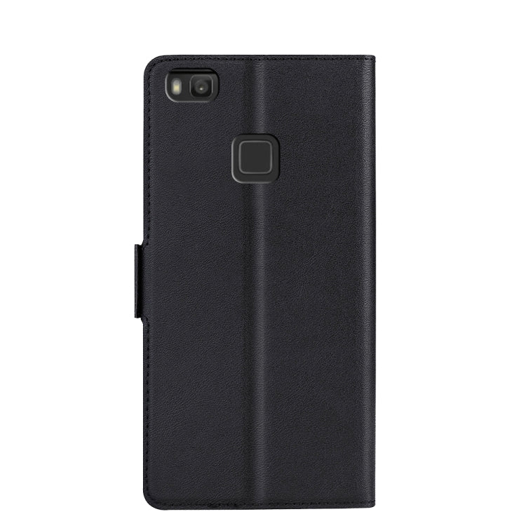 For Huawei P9 Lite Ultra-thin Voltage Side Buckle PU + TPU Leather Phone Case(Black) - Huawei Cases by PMC Jewellery | Online Shopping South Africa | PMC Jewellery