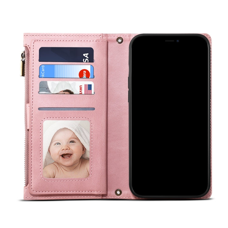 For Google Pixel 7 Pro 5G Retro Frosted Horizontal Flip Leather Phone Case(Rose Gold) - Google Cases by PMC TechLife | Online Shopping South Africa | PMC TechLife | Buy Now Pay Later Mobicred