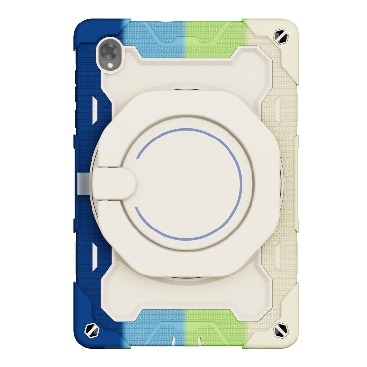 For Lenovo Tab K10 / M10 Plus Armor Contrast Color Silicone + PC Tablet Case(Colorful Blue) - Lenovo by PMC TechLife | Online Shopping South Africa | PMC TechLife | Buy Now Pay Later Mobicred