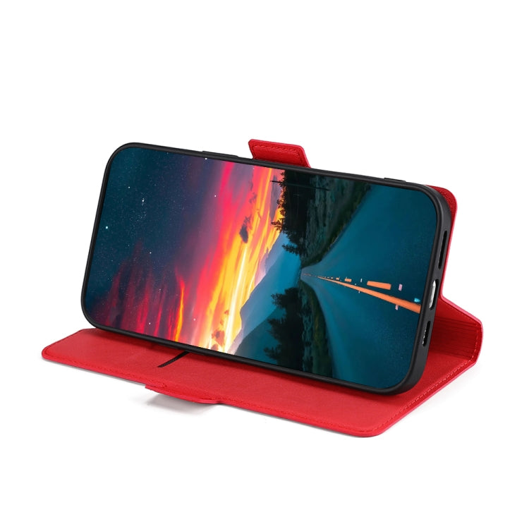 For Doogee Y8 Ultra-thin Voltage Side Buckle PU + TPU Leather Phone Case(Red) - More Brand by PMC TechLife | Online Shopping South Africa | PMC TechLife | Buy Now Pay Later Mobicred