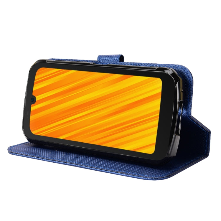 For Doogee S59 / S59 Pro Diamond Texture Leather Phone Case(Blue) - Doogee Cases by PMC TechLife | Online Shopping South Africa | PMC TechLife | Buy Now Pay Later Mobicred