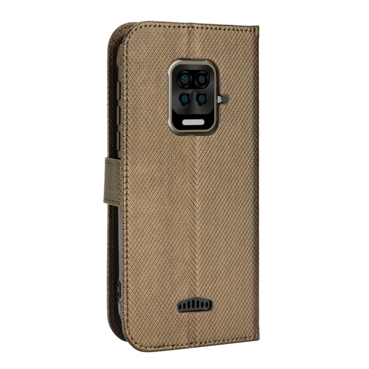 For Doogee S59 / S59 Pro Diamond Texture Leather Phone Case(Brown) - Doogee Cases by PMC TechLife | Online Shopping South Africa | PMC TechLife | Buy Now Pay Later Mobicred
