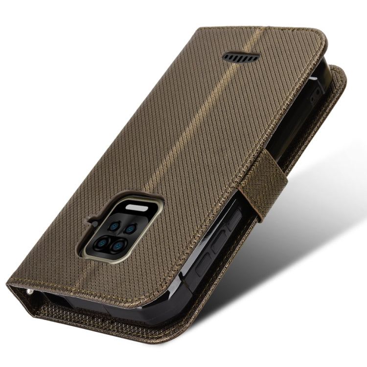 For Doogee S59 / S59 Pro Diamond Texture Leather Phone Case(Brown) - Doogee Cases by PMC TechLife | Online Shopping South Africa | PMC TechLife | Buy Now Pay Later Mobicred