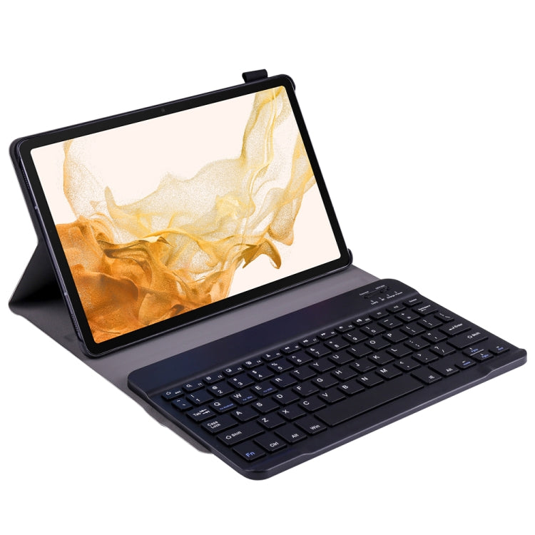 A700 Ultra-thin Bluetooth Keyboard Leather Case For Samsung Galaxy Tab S8 11 inch SM-X700 / SM-X706(Blue) - Samsung Keyboard by PMC Jewellery | Online Shopping South Africa | PMC Jewellery