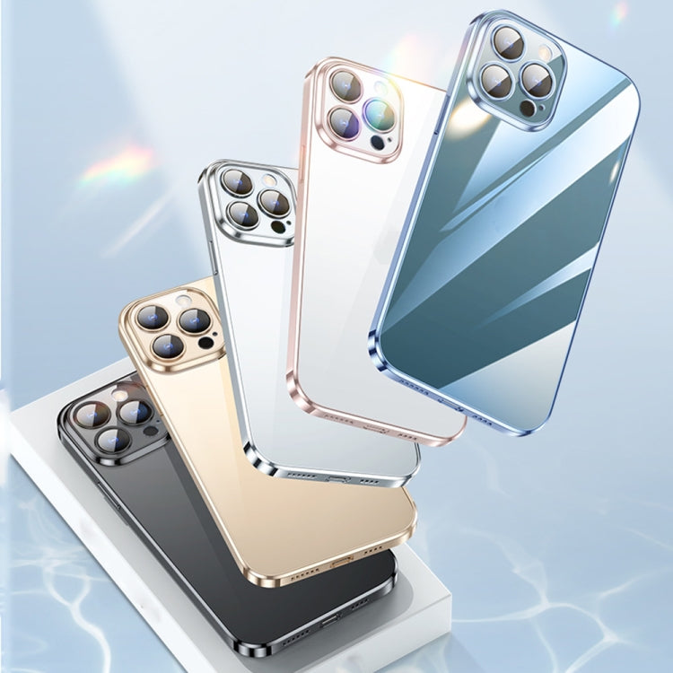 For iPhone 11 SULADA Lens Protector Plated Clear Case (Black) - iPhone 11 Cases by SULADA | Online Shopping South Africa | PMC TechLife