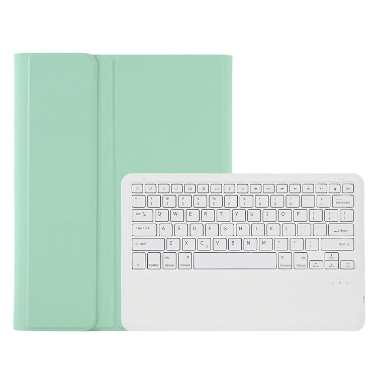 A800B Candy Color Detachable Bluetooth Keyboard Case with Pen Slot for Samsung Galaxy Tab S8+  / S7+ / S7 FE(Light Green) - Samsung Keyboard by PMC Jewellery | Online Shopping South Africa | PMC Jewellery