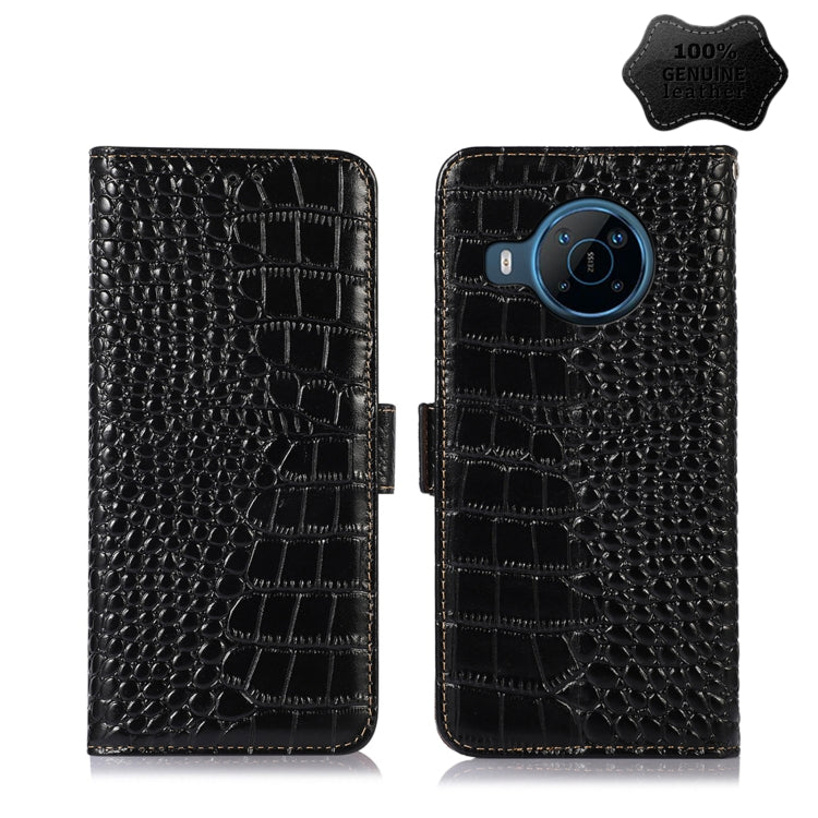 For Nokia X100 Crocodile Top Layer Cowhide Leather Phone Case(Black) - free shipping - PMC TechLife - Order now!