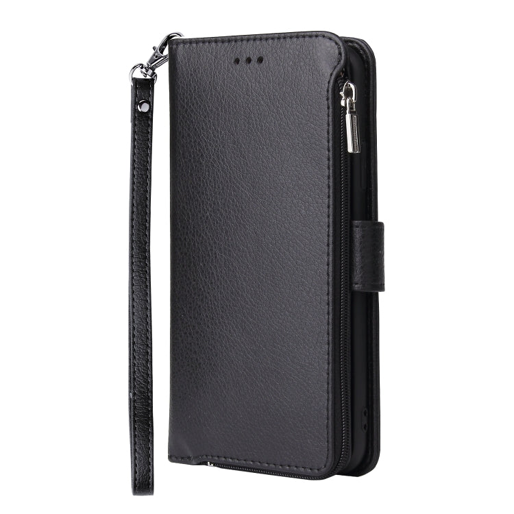For Huawei Mate 30 Pro Microfiber Zipper Horizontal Flip Leather Case(Black) - Huawei Cases by PMC TechLife | Online Shopping South Africa | PMC TechLife | Buy Now Pay Later Mobicred
