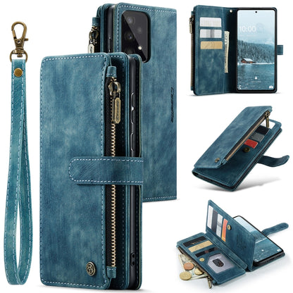 For Samsung GalaxyA33 5G CaseMe C30 Multifunctional Phone Leather Case(Blue) - Galaxy Phone Cases by CaseMe | Online Shopping South Africa | PMC Jewellery | Buy Now Pay Later Mobicred