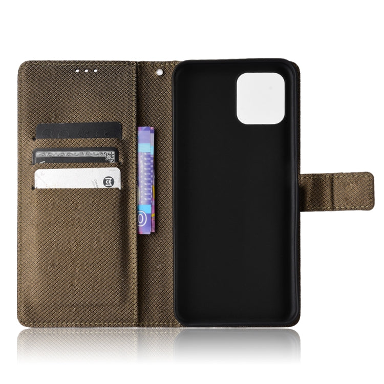 For Blackview A95 Diamond Texture Leather Phone Case(Brown) - More Brand by PMC TechLife | Online Shopping South Africa | PMC TechLife | Buy Now Pay Later Mobicred