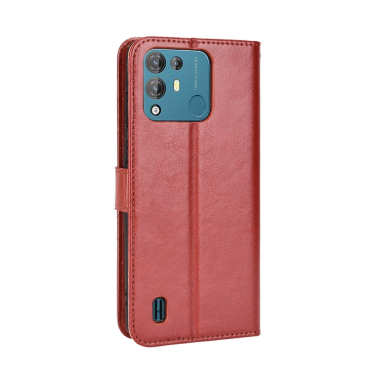 For Blackview A55 Pro Retro Crazy Horse Texture Leather Phone Case(Brown) - More Brand by PMC TechLife | Online Shopping South Africa | PMC TechLife | Buy Now Pay Later Mobicred