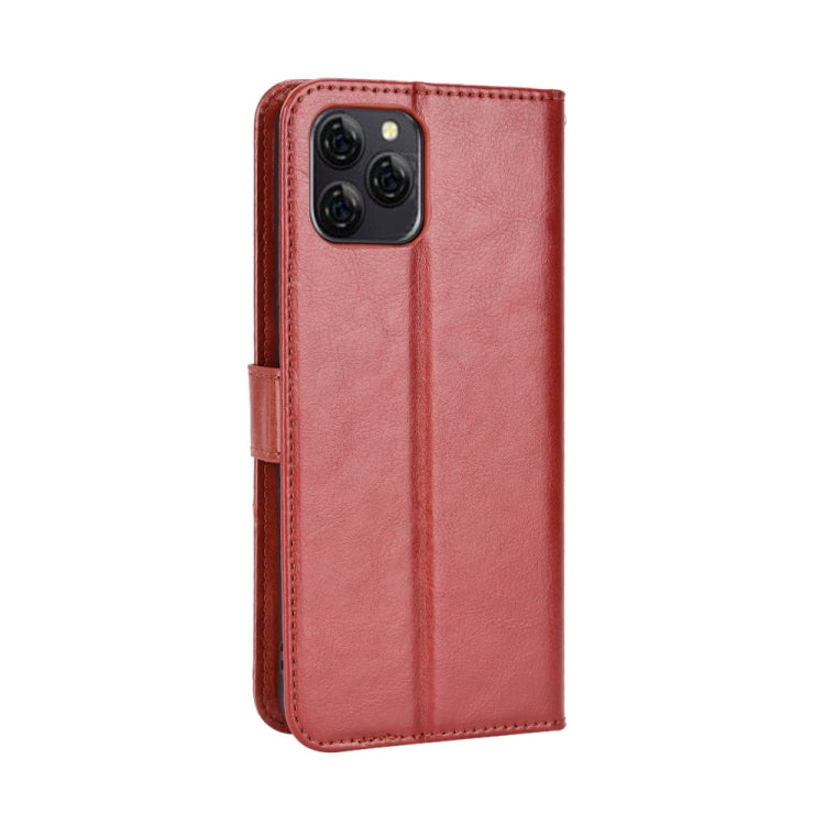 For Blackview A95 Retro Crazy Horse Texture Leather Phone Case(Brown) - More Brand by PMC TechLife | Online Shopping South Africa | PMC TechLife | Buy Now Pay Later Mobicred