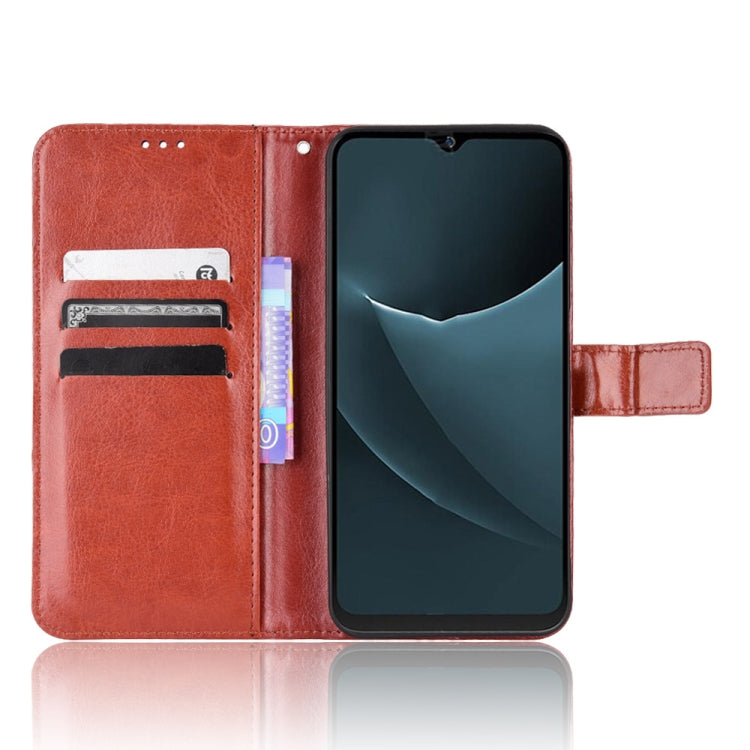 For Blackview A95 Retro Crazy Horse Texture Leather Phone Case(Brown) - More Brand by PMC TechLife | Online Shopping South Africa | PMC TechLife | Buy Now Pay Later Mobicred
