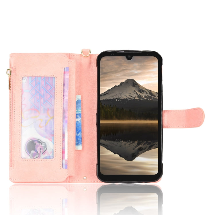 For Doogee S86 / S86 Pro Litchi Texture Zipper Leather Phone Case(Pink) - Doogee Cases by PMC TechLife | Online Shopping South Africa | PMC TechLife | Buy Now Pay Later Mobicred