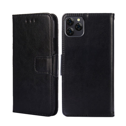 For Blackview A95 Crystal Texture Leather Phone Case(Black) - More Brand by PMC Jewellery | Online Shopping South Africa | PMC Jewellery