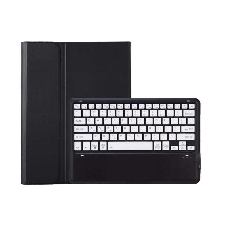 T800B Pen Slot Detachable Bluetooth Keyboard Leather Tablet Case For Samsung Galaxy Tab S8+/S7+/S7 FE(Black) - Samsung Keyboard by PMC Jewellery | Online Shopping South Africa | PMC Jewellery