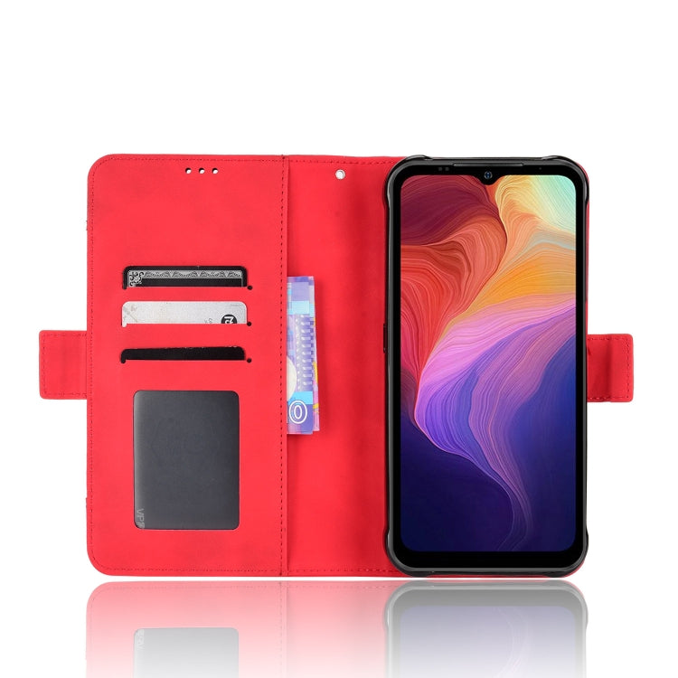 For Ulefone Power Armor 14 / 14 Pro Skin Feel Calf Texture Card Slots Leather Phone Case(Red) - Ulefone Cases by PMC Jewellery | Online Shopping South Africa | PMC Jewellery | Buy Now Pay Later Mobicred