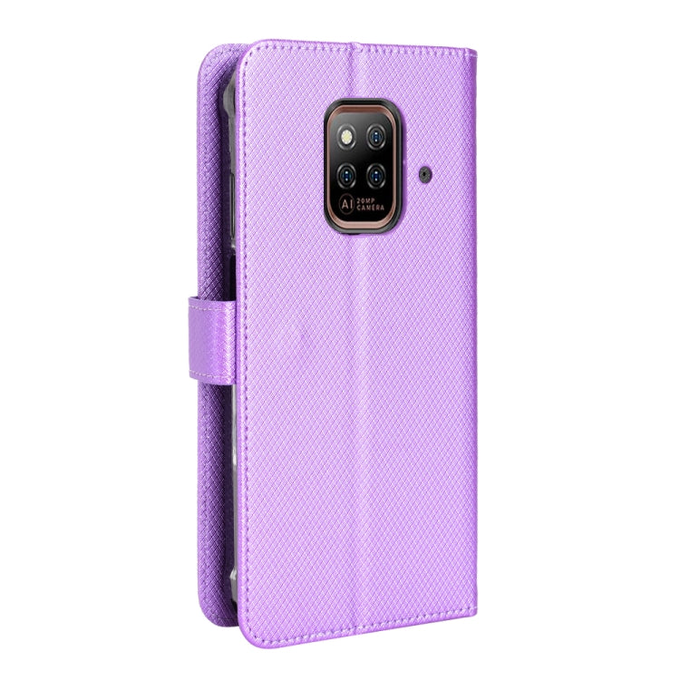 For Ulefone Power Armor 14 / 14 Pro Diamond Texture Leather Phone Case(Purple) - Ulefone Cases by PMC Jewellery | Online Shopping South Africa | PMC Jewellery | Buy Now Pay Later Mobicred