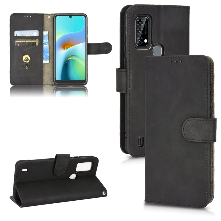 For Blackview A50 Skin Feel Magnetic Flip Leather Phone Case(Black) - More Brand by PMC TechLife | Online Shopping South Africa | PMC TechLife | Buy Now Pay Later Mobicred
