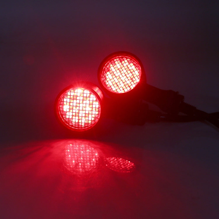 Z008 1 Pair 12V Modified Universal Motorcycle LED Turn Signal, Light Color:Red Light(Electroplating) - Turn Signal by PMC TechLife | Online Shopping South Africa | PMC TechLife | Buy Now Pay Later Mobicred