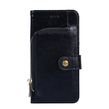 For Blackview A55 Zipper Bag Leather Phone Case(Black) - More Brand by PMC Jewellery | Online Shopping South Africa | PMC Jewellery