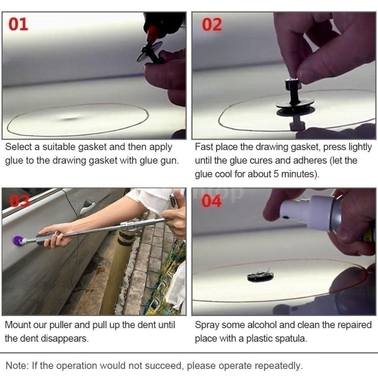 D3 94 in 1 Car Paintless Dent Dings Repair Lifter Tools Kit, Plug Type:EU Plug - Sheet Metal Tools by PMC TechLife | Online Shopping South Africa | PMC TechLife | Buy Now Pay Later Mobicred