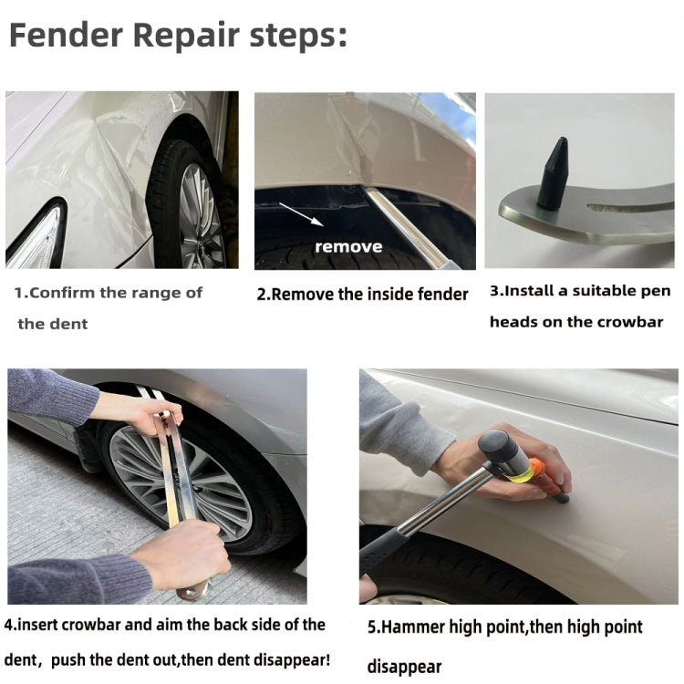 N10 117 in 1 Car Paintless Dent Removal Fender Damage Repair Puller Lifter, Plug Type:US Plug - Sheet Metal Tools by PMC TechLife | Online Shopping South Africa | PMC TechLife | Buy Now Pay Later Mobicred