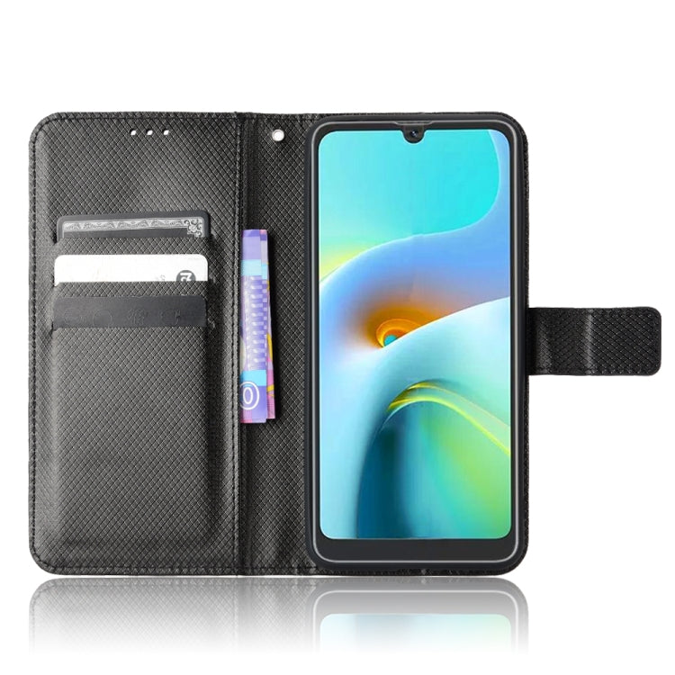 For Blackview A50 Diamond Texture Leather Phone Case(Black) - More Brand by PMC TechLife | Online Shopping South Africa | PMC TechLife | Buy Now Pay Later Mobicred