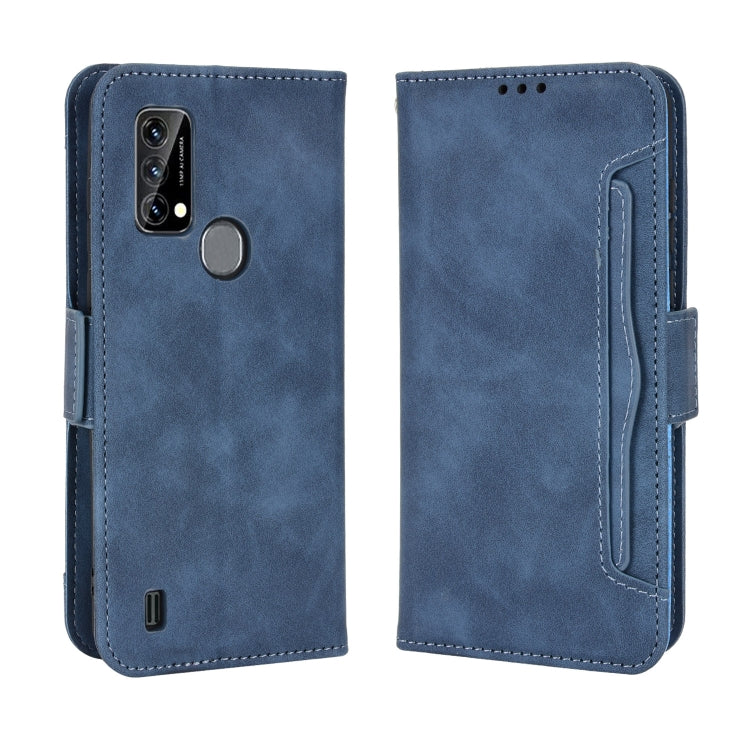 For Blackview A50 Skin Feel Calf Pattern Leather Phone Case(Blue) - More Brand by PMC TechLife | Online Shopping South Africa | PMC TechLife | Buy Now Pay Later Mobicred