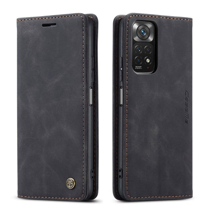 For Xiaomi Redmi Note 11 4G/Note 11S Global CaseMe 013 Multifunctional Horizontal Flip Leather Phone Case(Black) - Xiaomi Cases by CaseMe | Online Shopping South Africa | PMC Jewellery | Buy Now Pay Later Mobicred