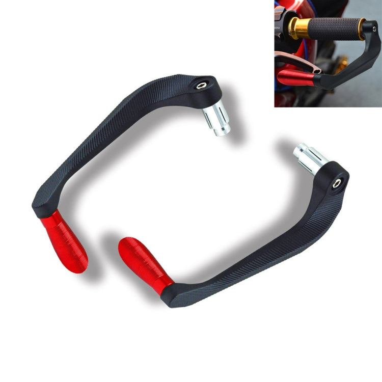 2 PCS Motorcycle Modification Accessories Striped Horn Shape Gear Brake Clutch Handbrake(Red) - Motorbike Brakes by PMC TechLife | Online Shopping South Africa | PMC TechLife | Buy Now Pay Later Mobicred
