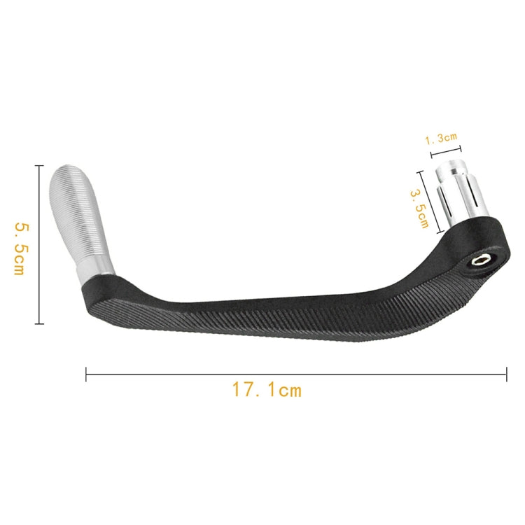 2 PCS Motorcycle Modification Accessories Striped Horn Shape Gear Brake Clutch Handbrake(Silver) - Motorbike Brakes by PMC TechLife | Online Shopping South Africa | PMC TechLife | Buy Now Pay Later Mobicred