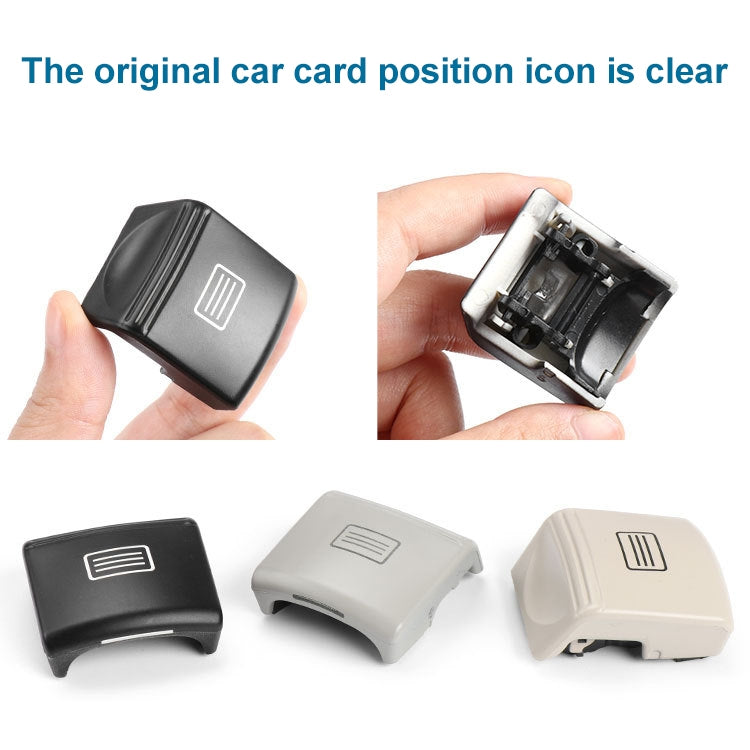 Car Sunroof Window Switch Button for Mercedes-Benz W204 / W212, Left Driving(Nut Beige) - Car Switches by PMC TechLife | Online Shopping South Africa | PMC TechLife | Buy Now Pay Later Mobicred